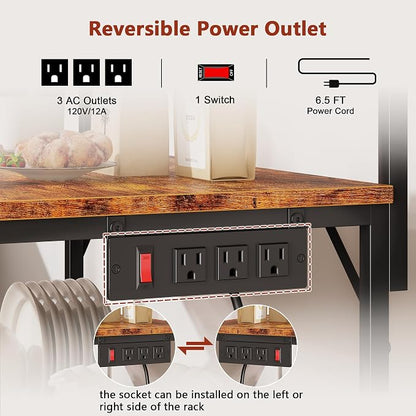 Furologee Kitchen Bakers Rack - Image 4