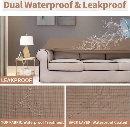 Easy-Going 100% Waterproof Oversized Chair Couch Cover, Dual Waterproof Sofa - Image 3