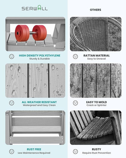 SERWALL 8-Piece Patio Dining Sets - Image 3