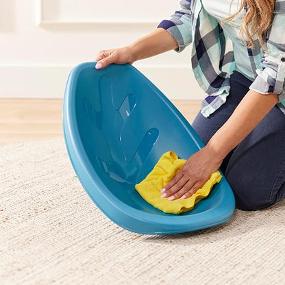 ECR4Kids Plastic Leaf Scoop Floor Rocker Seat, Classroom Furniture - Image 11