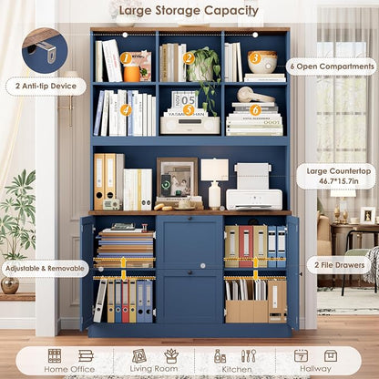 HIFIT 72'' Tall File Bookcase - Image 7