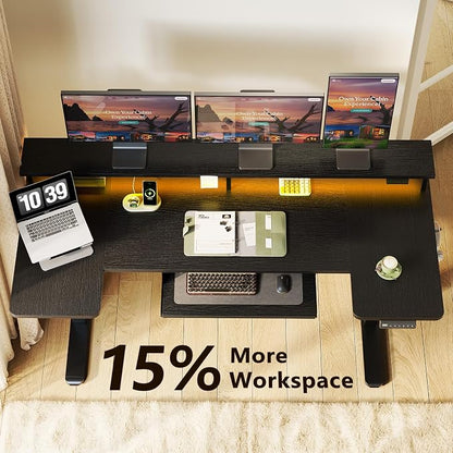 OffiGo U Shaped Electric Standing Desk - Image 5