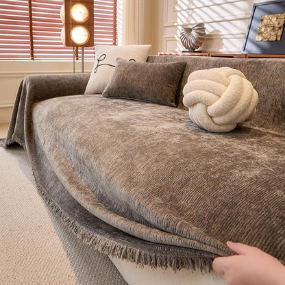 DREAMINGO Chenille Sofa Cover Washable Pet Couch Protector Cover Textured Couch - Image 7