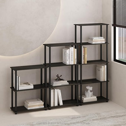 Furinno Turn-N-Tube Book Shelf, 5-Tier Bookshelf, Bookcase - Image 2