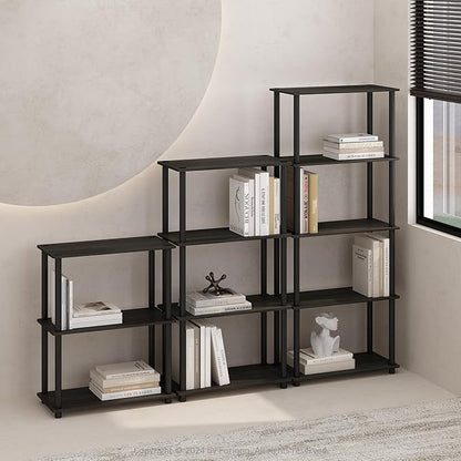 Furinno Turn-N-Tube Book Shelf, 4-Tier Bookshelf, Bookcase - Image 2