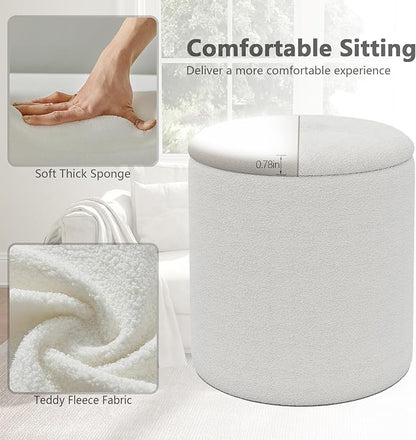 Cmishe Ottoman Poufs with Storage - Image 6
