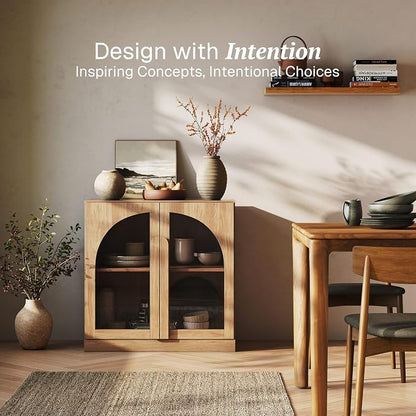 BELLEZE Bijou 31.5" Modular Sideboard Cabinet & TV Stand Console - Image 3