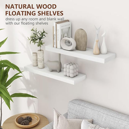 fuqing White Floating Shelves for Wall - Image 7