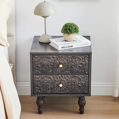 Nightstand, Farmhouse Bedside Table - Image 4
