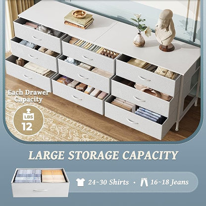 Huuger 63 Inch Dresser for Bedroom, Dresser for Closet - Image 4