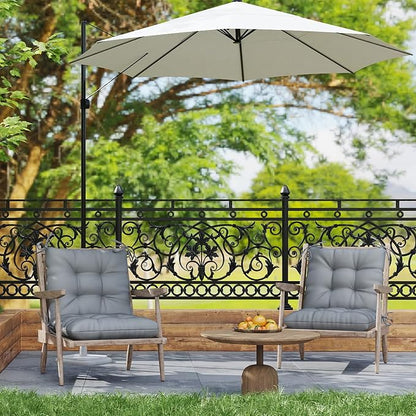 Outdoor Chair Cushion, High Back Soft Seat Pad - Image 2
