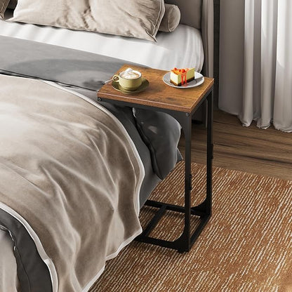 WLIVE C-Shaped End Table Set of 2, Small Couch Side Tables - Image 2