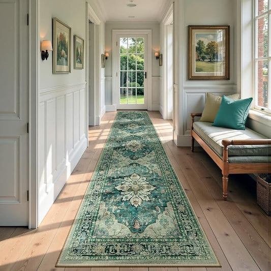 RELEANY Area Rugs 2'6"x10' Runner Rug Non Slip Washable by RELEANY