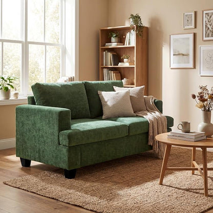 YOUDENOVA Sofa, 63” Comfy Loveseat Sofa by YOUDENOVA