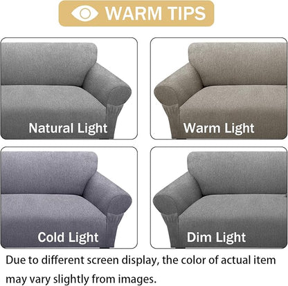 Loveseat Slipcover with 2 Pillow Cover - Image 6
