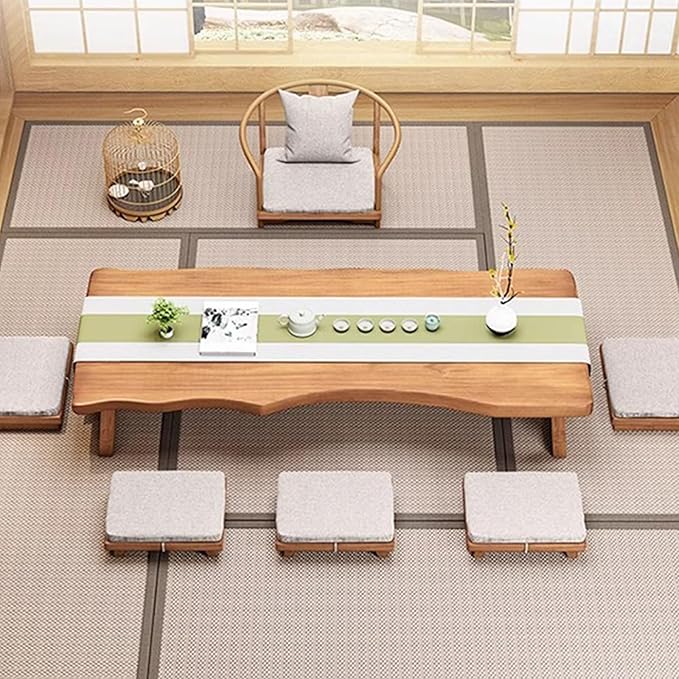 Living Room Coffee Table Japanese Style Floor Table Low Table Reception Room - Image 4