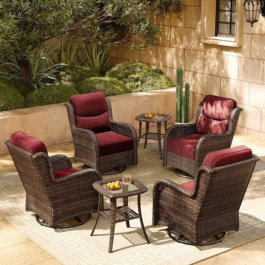 HILLGA 6-Piece Luxury Patio Furniture Set by HILLGA
