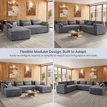Belffin Large Modular Sectional Sofa - Image 5