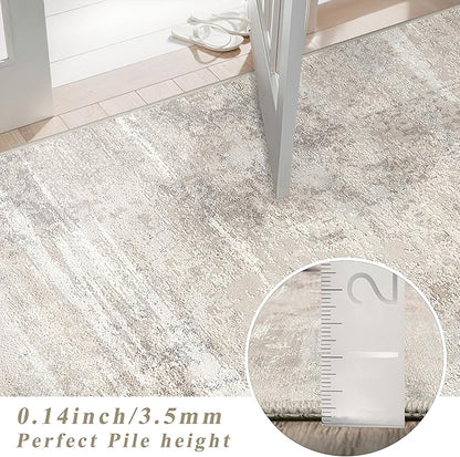 2x6 Washable Runner Rug for Kitchen: Easy-Clean Stain Resistant Carpet for - Image 6