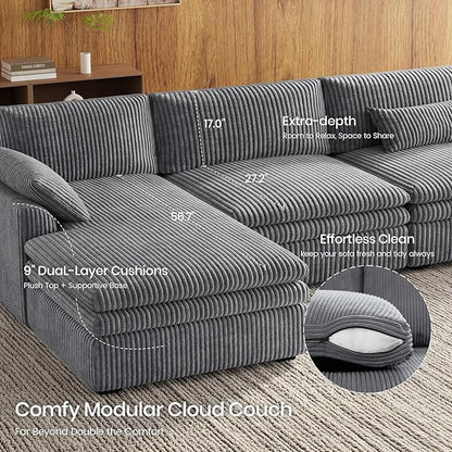 Belffin Large Modular Sectional Sofa - Image 4