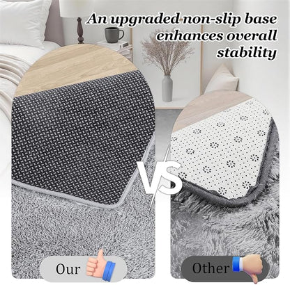 Fluffy Area Rugs 9x12 Living Room Bedroom: Ultra Soft Shag Rug Upgrade Non-Slip - Image 6