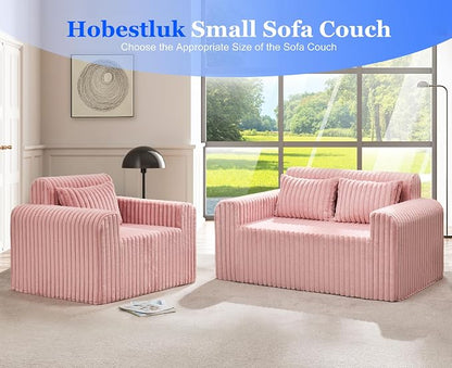 Hobestluk Couch Sofa 2-Seater Foam Sofa Loveseat - Image 6