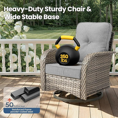 Weaxty 8 Pieces Outdoor Patio Furniture Sets - Image 6