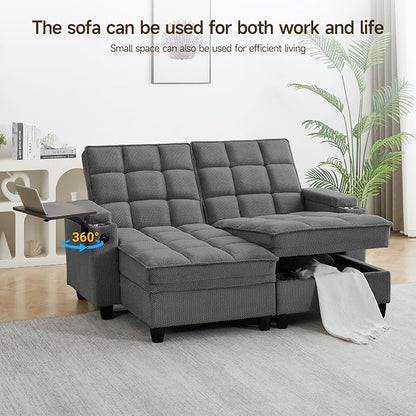 Auvsoce 71" Loveseat Recliner Chair - Image 5