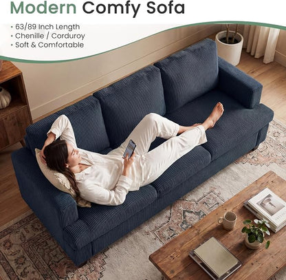 YOUDENOVA Sofa, 3 Piece Set Comfy Sofa, Loveseat & 2 3-Seater Couch - Image 6