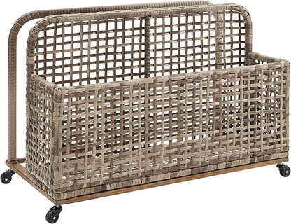 Crosley Furniture Ridley Wicker Outdoor Storage Pool Caddy by CrosleyFurniture