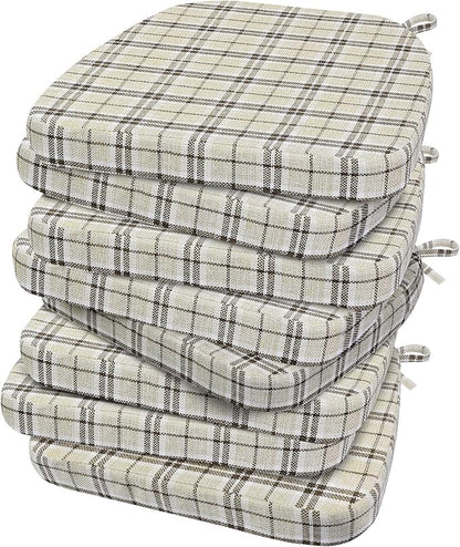 AAAAAcessories D-Shaped Chair Cushions, Machine-Washable Cover by AAAAAcessories