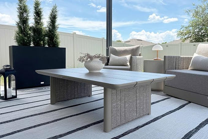 PURPLE LEAF Patio Furniture Set 8 Pieces Patio Seating Sofas Aluminum Furniture - Image 2