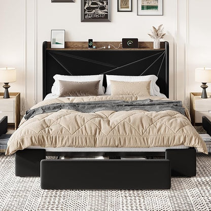 SHA CERLIN Full Size Bed Frame - Image 3