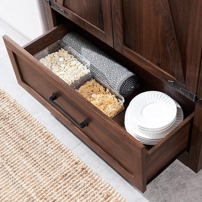 JXQTLINGMU Farmhouse Kitchen Pantry Cabinet - Image 8