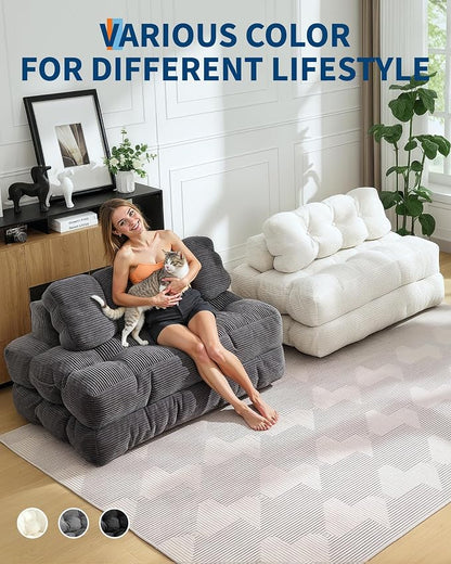 Folding Sofa Bed, Convertible Folding Out Sofa Bed - Image 4