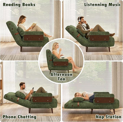 JASIWAY Convertible Sleeper Chair Bed - Image 5