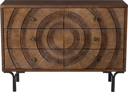 Aoikax Farmhouse 6-Drawer Dresser, Accent Wooden Chest of Drawers - Image 7