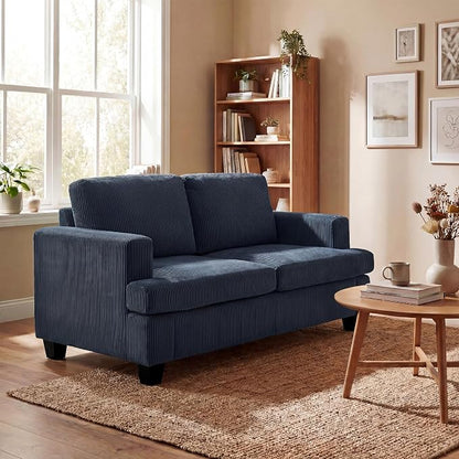 YOUDENOVA Sofa, 63” Comfy Loveseat Sofa by YOUDENOVA