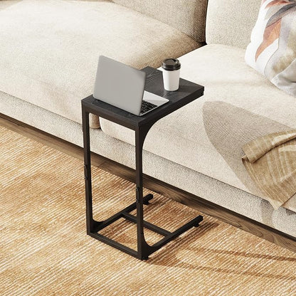WLIVE C-Shaped End Table Set of 2, Small Couch Side Tables - Image 6