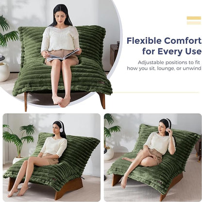 MAXYOYO Adjustable Living Room Chair, Convertible Bean Bag Chair & Recliner - Image 4