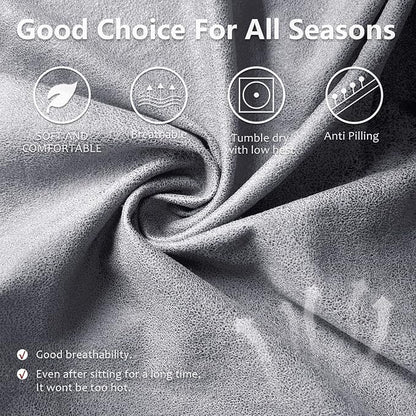 ANARACHON Recliner Couch Cover Leather Look Recliner Sofa Covers - Image 4