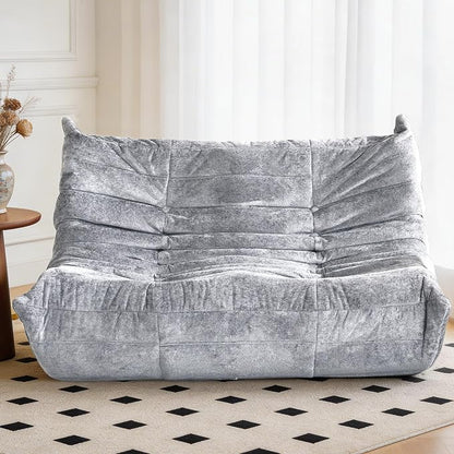Bean Bag Chair, 2 Seater Lazy Bean Bag Sofa Memory Foam Couch, Giant Bean Bag - Image 6