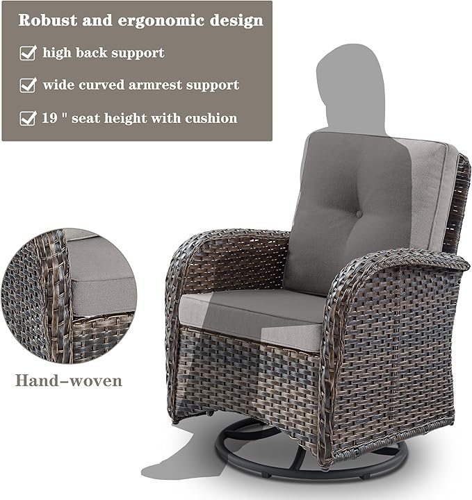 Belord Small Conversation Sets Patio Funiture - Image 6