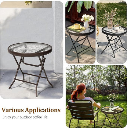2 Pieces Outdoor Side Table - Image 7