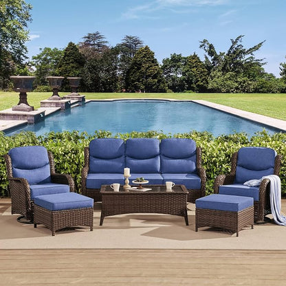 HILLGA Luxury High Back Patio Furniture Set - Image 7