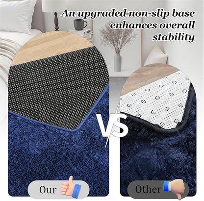 Fluffy Area Rugs 9x12 Living Room Bedroom: Ultra Soft Shag Rug Upgrade Non-Slip - Image 6