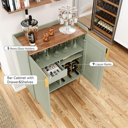 ARTPOWER Coffee Bar Cabinet - Image 5