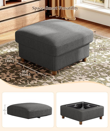 Kidirect 70in L Shaped Couch, Modular Sofa No Tool Assembly, Comfy Sectional - Image 6