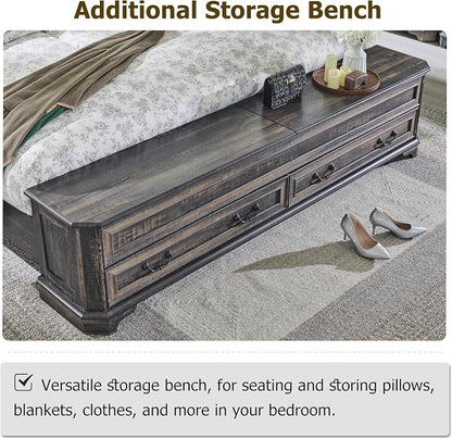 T4TREAM Farmhouse Queen Bed - Image 5