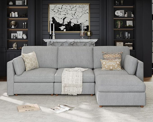 116'' Oversized Modular Sectional Sofa by Kalafini